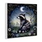 Stupell Industries Raccoon Under Night Forest Wall Plaque Art Design by The Dutch Lady